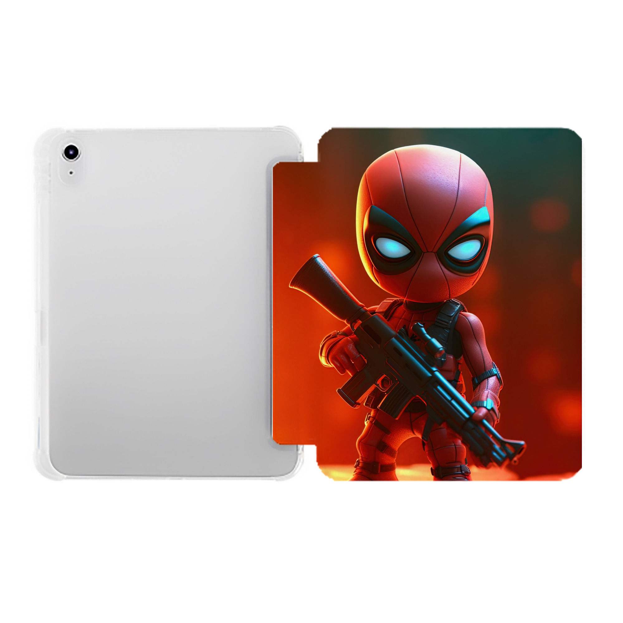 （画像用） Spider Man スパイダーマン IPad ケース ペン収納付き 三つ折りスタンド PUレザー×シリコン 対応機種9.5/10.5/10.9インチ